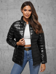 Chaqueta de mujer negra OZONEE JS/16M9110/392