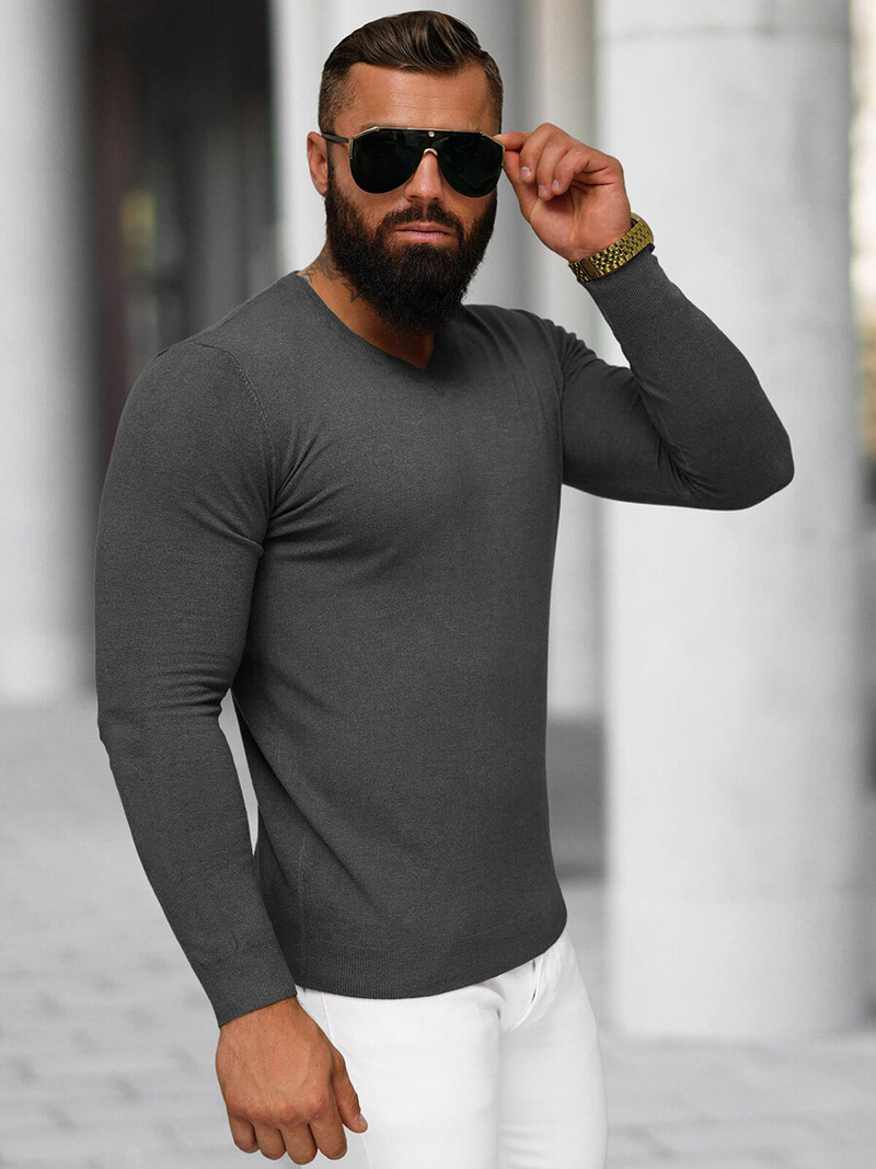 Jersey de hombre grafito OZONEE NB/MMB601/3Z