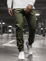 Pantalón chino jogger de hombre verde OZONEE A/0952