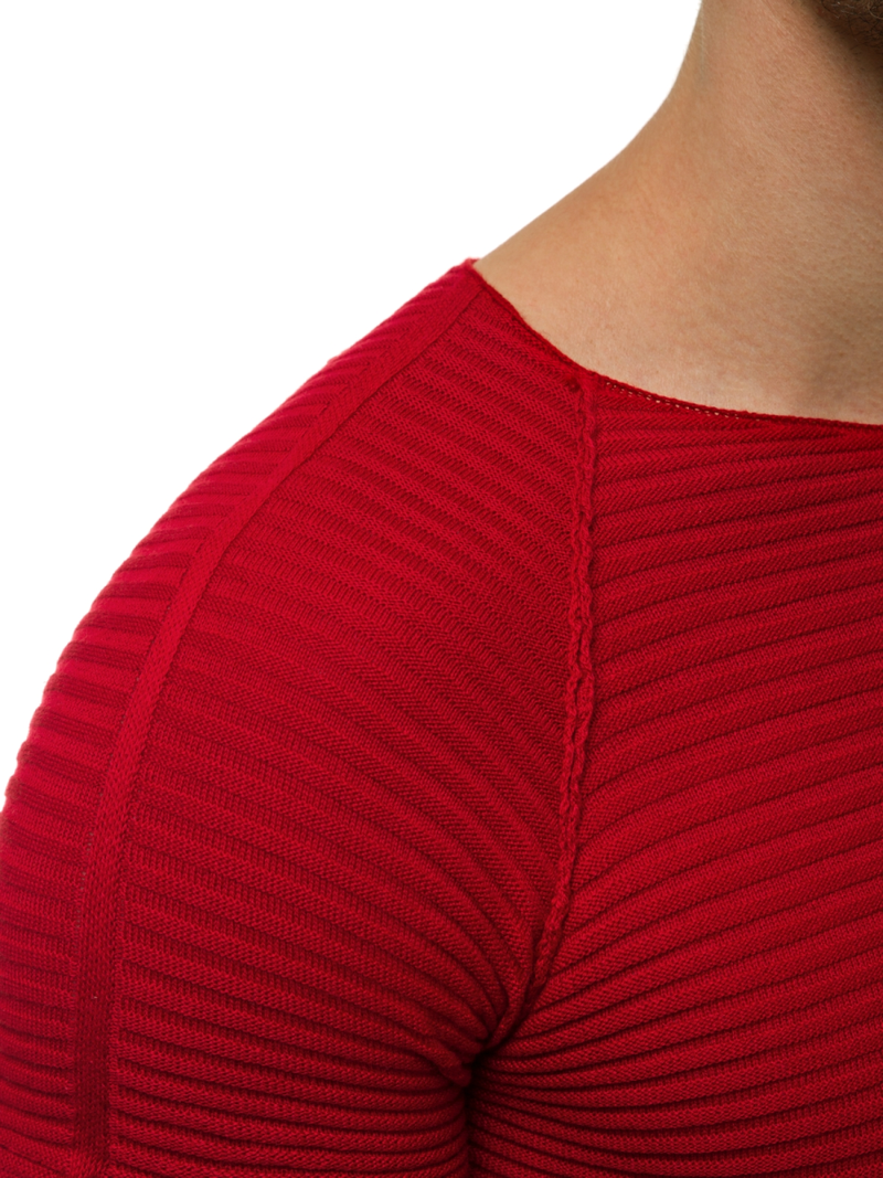 Jersey de hombre burdeos OZONEE L/2297