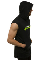 Camiseta sin mangas de hombre negro-amarilla OZONEE MACH/M1211