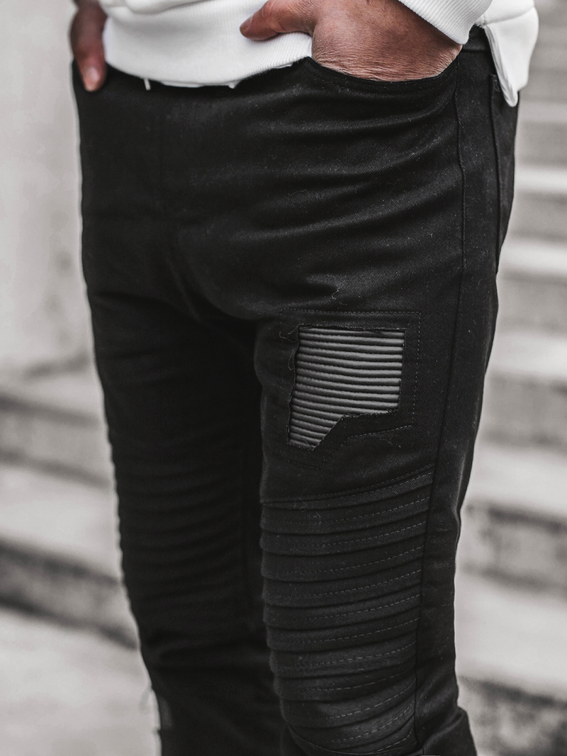 Pantalón jogger de hombre negro OZONEE A/829