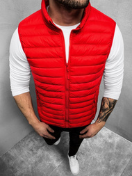 Chaleco de hombre roja OZONEE JS/LY32Z