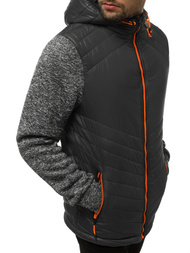 Chaqueta de hombre grafito OZONEE JS/KS2001K