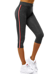 Leggings para mujer gris oscuro OZONEE JS/1037/B2