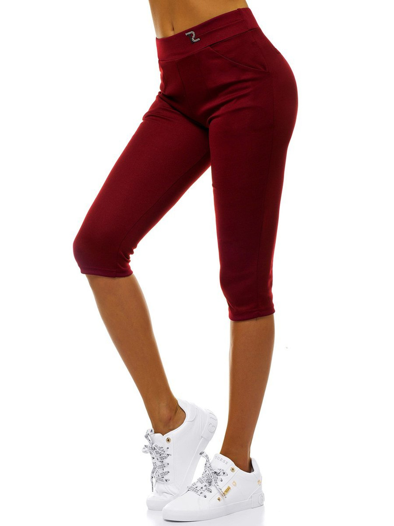 Leggings para mujer burdeos OZONEE JS/1027/A13