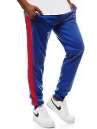 Pantalón de chándal de hombre azul rojo OZONEE JS/JZ11005
