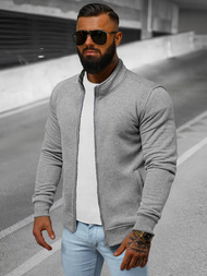 Sudadera de hombre gris OZONEE JS/2002Z