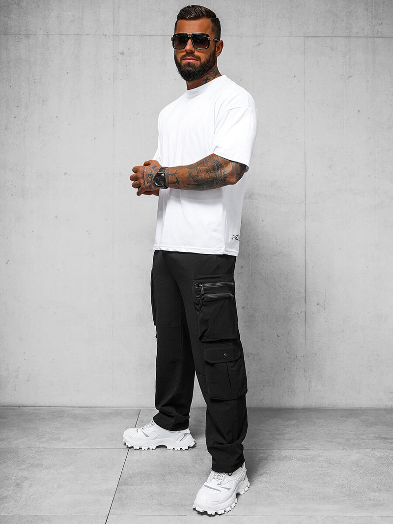 Pantalón de hombre negros OZONEE O/PS5527