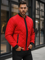 Chaqueta de hombre roja OZONEE JS/MY01Z