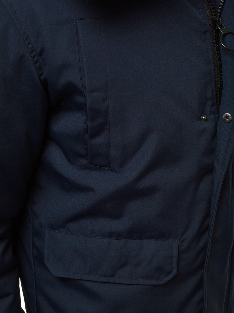 Chaqueta de hombre azul marino OZONEE JS/2019005