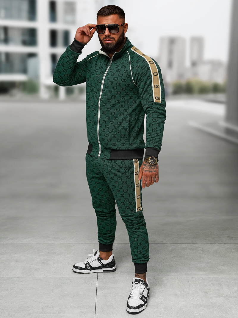 Chándal de hombre verde OZONEE O/FF5110AB