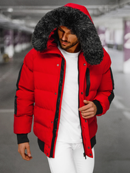 Chaqueta de hombre roja OZONEE O/M798Z