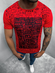 Camiseta de hombre roja OZONEE O/1173Z