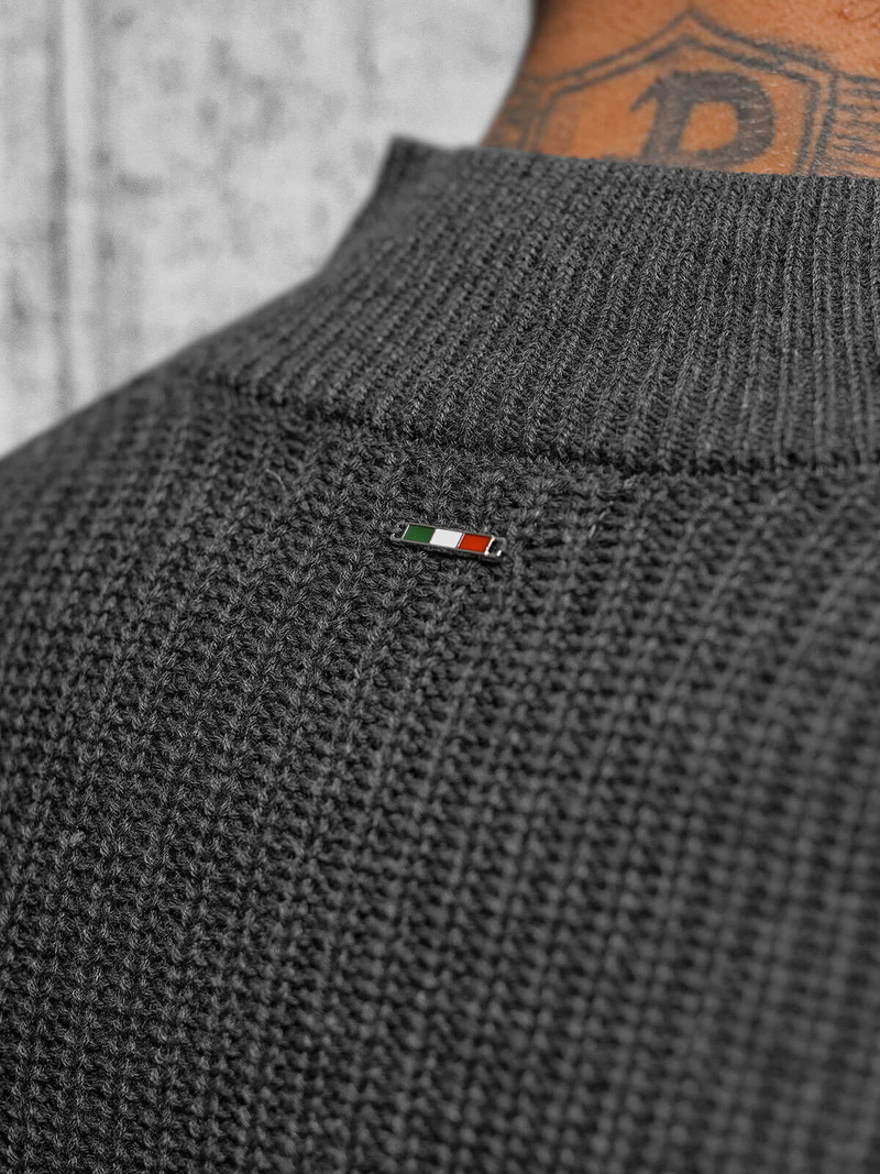 Jersey de hombre grafito OZONEE NB/MM6020/3