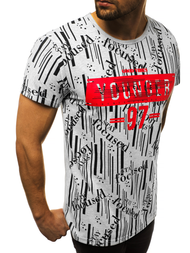 Camiseta de hombre gris OZONEE JS/KS1993