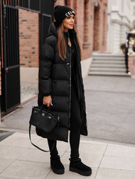 Chaqueta de mujer negra OZONEE JS/5M3163/392Z