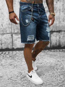 Pantalón corto de hombre azul oscuro OZONEE DP/174