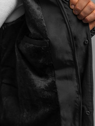 Chaqueta de hombre negra OZONEE JS/31M5011