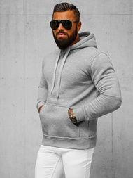Sudadera de hombre gris OZONEE JS/2009Z