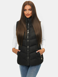 Chaleco de mujer negro OZONEE JS/M719/392