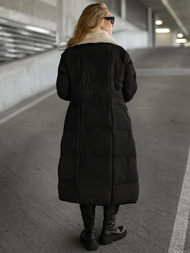 Chaqueta de mujer negro-blanco OZONEE JS/16M9168/392B