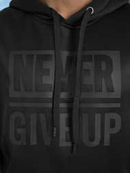 Sudadera de hombre negra OZONEE JS/8B1983/3