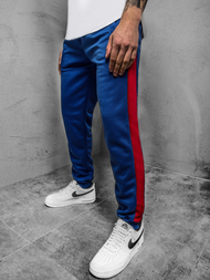 Pantalón de chándal de hombre azul rojo OZONEE JS/JZ11005Z