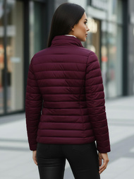 Chaqueta de mujer oscuro burdeos OZONEE JS/16M9109/01Z