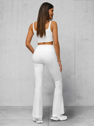 Leggings para mujer con piernas anchas blancos OZONEE JS/XY24016L