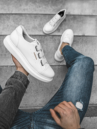 Sneakers de hombre blancos OZONEE CH/253