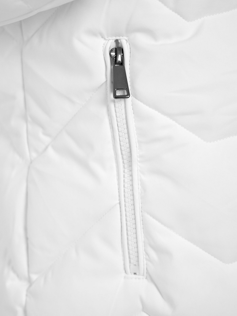 Chaqueta de mujer blanca OZONEE JS/16M9121/281Z