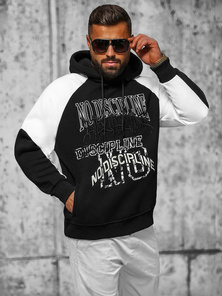 Sudadera de negra OZONEE O/SWE23037