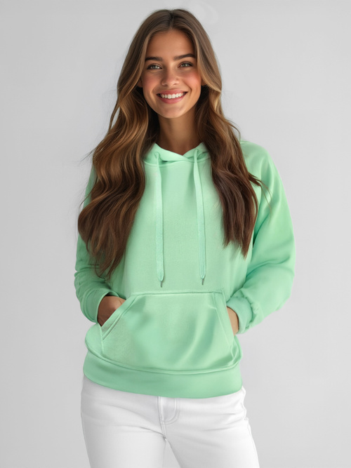 Sudadera de mujer menta OZONEE JS/W02Z