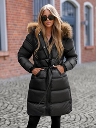 Chaqueta de mujer negra OZONEE JS/5M3298/392Z