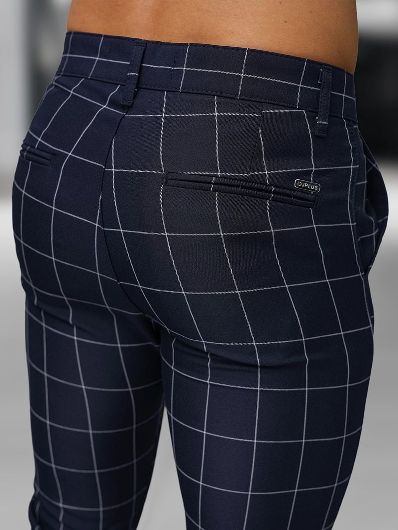 Pantalón chino de hombre azul OZONEE DJ/5505Z
