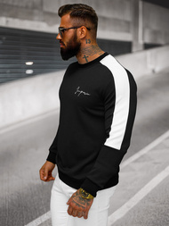 Sudadera de hombre negra OZONEE O/P2033