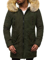 Chaqueta de invierno de hombre caqui OZONEE JD/390