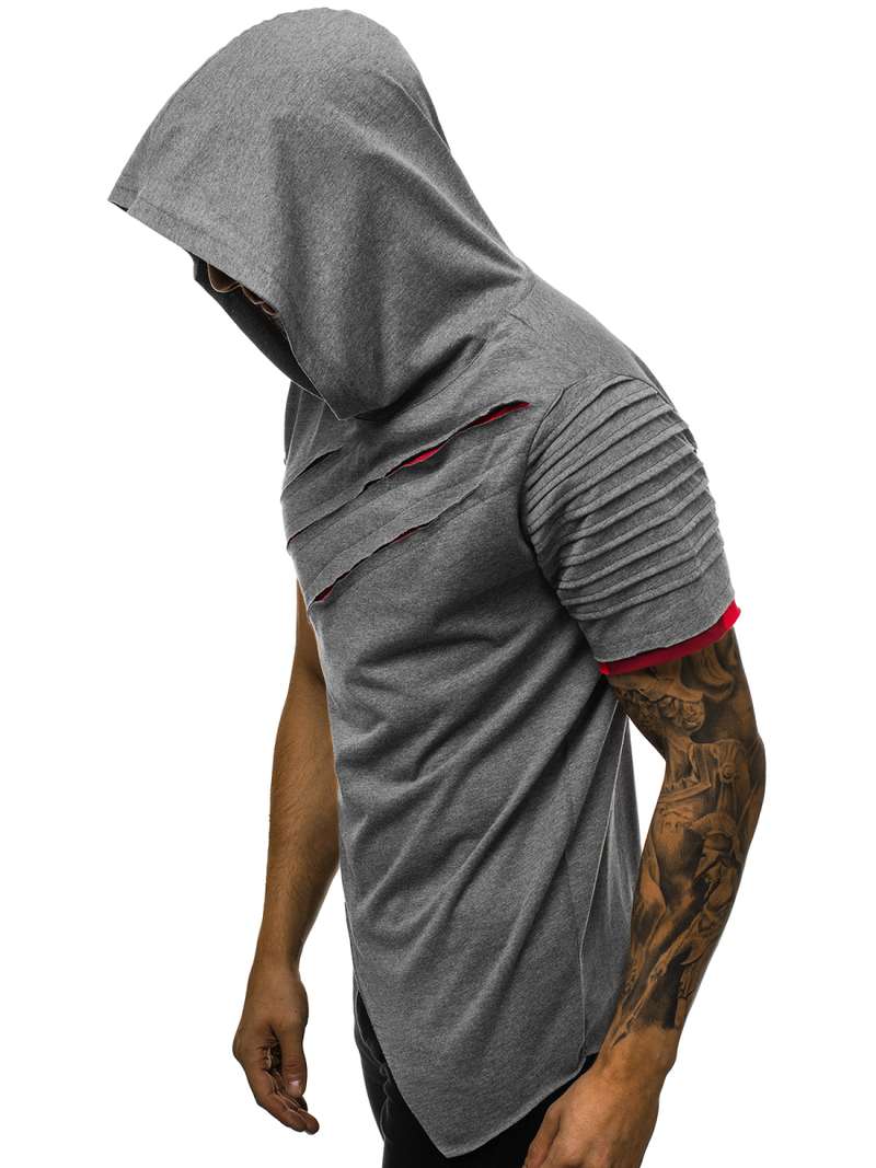 Camiseta de hombre grafito OZONEE O/1187XZ