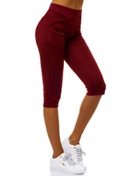 Leggings para mujer burdeos OZONEE JS/1027/A13