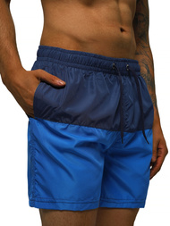 Bañador de hombre granate-azul OZONEE JS/HM054