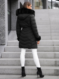 Chaqueta de mujer negra OZONEE JS/5M3156/392