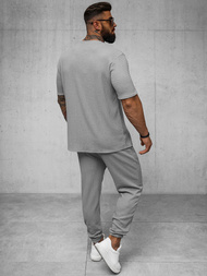 Camiseta de hombre gris OZONEE O/Y960T