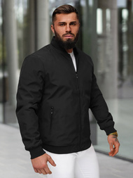 Chaqueta de hombre negra OZONEE JS/62M9502/392