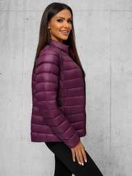 Chaqueta de mujer burdeos OZONEE JS/11Z8170Z