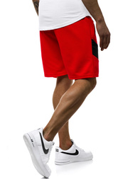 Pantalón corto de hombre rojo JS/KS2515