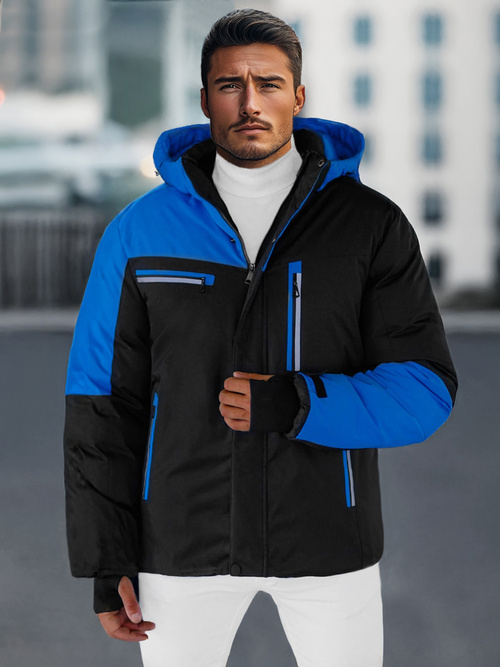 Chaqueta de hombre azul OZONEE JS/91M9903/184Z