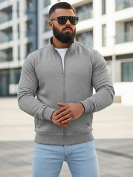 Sudadera de hombre gris OZONEE JS/2002Z