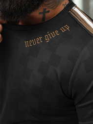 Camiseta de hombre negra OZONEE O/QS11621