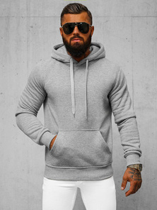Sudadera de hombre gris OZONEE JS/2009Z